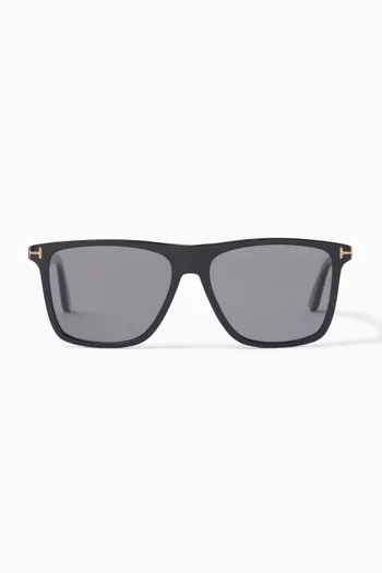 Fletcher Square Frame Sunglasses in Acetate