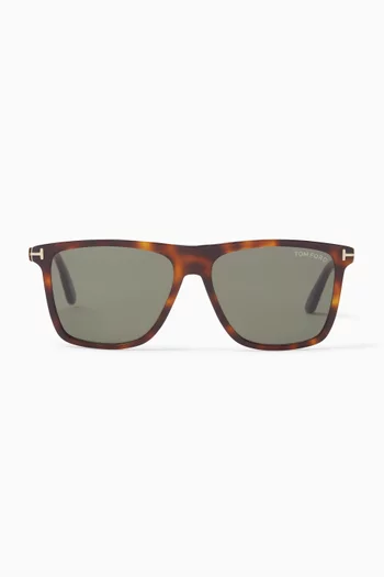Fletcher Square Frame Sunglasses in Acetate