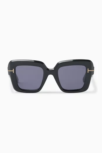 Esme Oversized Sunglasses in Bio-Based Acetate