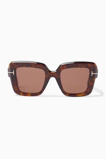 Esme Oversized Sunglasses in Bio-Based Acetate