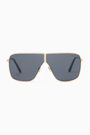 Huxley Sunglasses in Metal