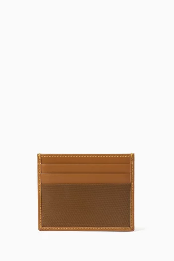 Card Holder in Re-Nylon & Vitello Leather