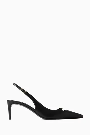 Lollo 60 Slingback Pumps in Leather