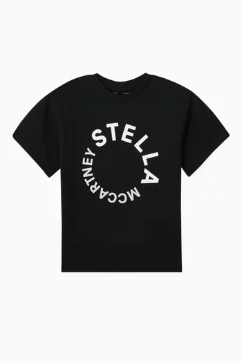 Pop Logo-print T-shirt in Organic Cotton