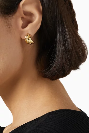 Kettle Earrings in Gold-plated Recycled Sterling Silver