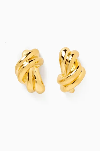 Kettle Earrings in Gold-plated Recycled Sterling Silver
