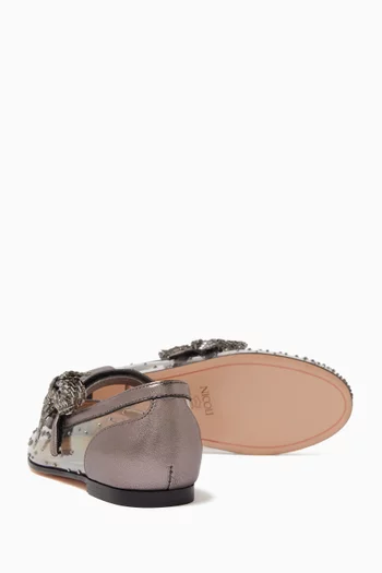 Renzo Embellished Ballet Flats