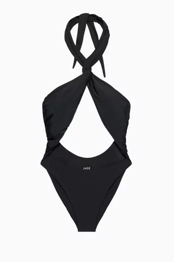 Helix One-piece Swimsuit in Stretch Nylon