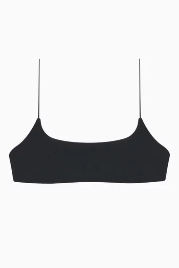 Micro Muse Scoop Top in Stretch Nylon