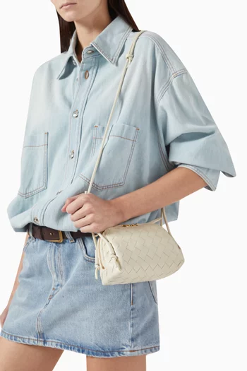 Concert Pouch in Intrecciato Leather