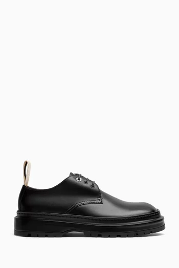 Les Derbies Pavane Shoes in Leather