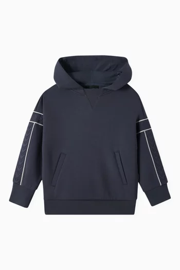 Logo Tape Hoodie in Cotton-blend