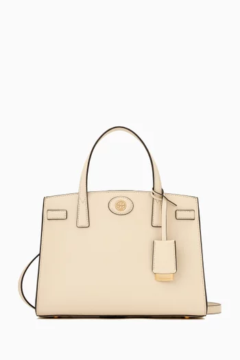 Small Robinson Satchel Bag in Leather