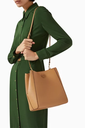 McGraw Bucket Bag in Pebbled Leather