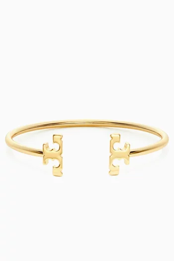 Eleanor Flex Cuff in Gold-plated Metal