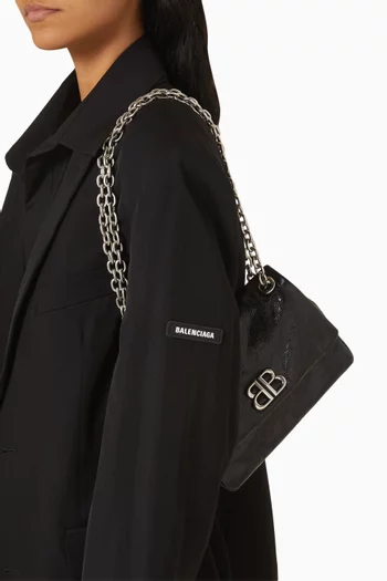 Mini Monaco Quilted Bag in Arena Calfskin Leather