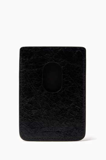 Monaco Magnet Cardholder in Leather