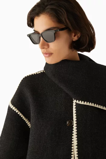 The Squares Sunglasses in Acetate