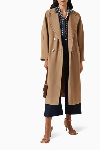 معطف مادام صوف وكشمير