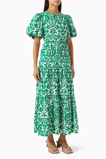Yasgreena Printed Dress in Organic-cotton