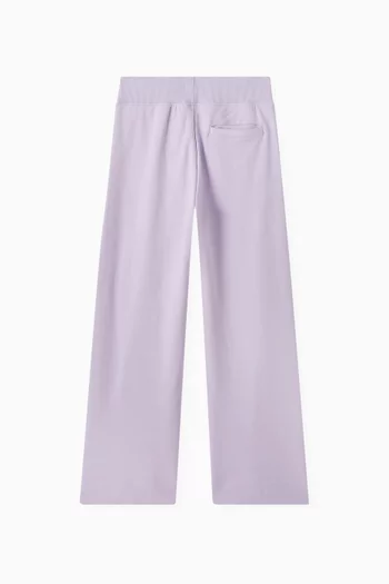 Straight-leg Logo Sweatpants in Stretch Terry