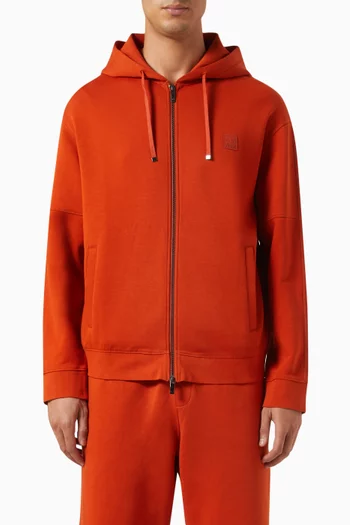 Armani exchange orange hoodie online