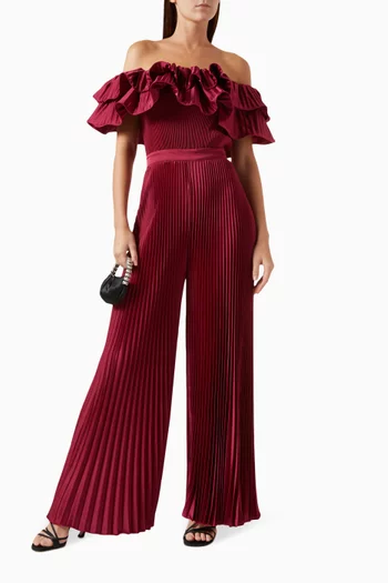 Premiere Off-shoulder Jumpsuit