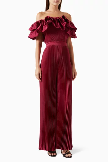 Premiere Off-shoulder Jumpsuit