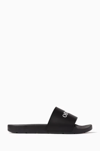 Bookish Logo Slides in Leather