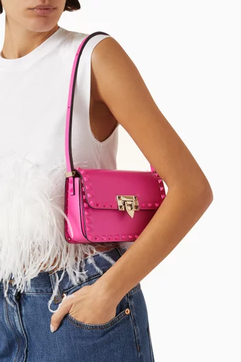 Valentino Garavani Rockstud23 Shoulder Bag in Leather