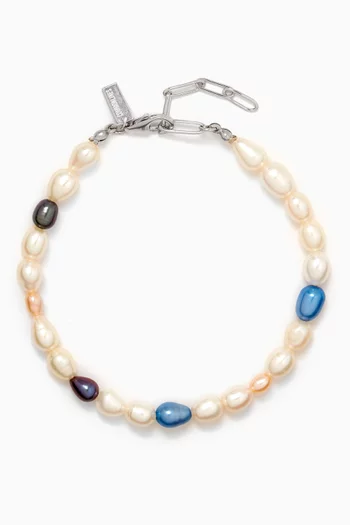 Verde Pearl Bracelet in Sterling Silver
