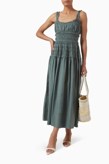 Marianne Midi Dress in Organic-cotton