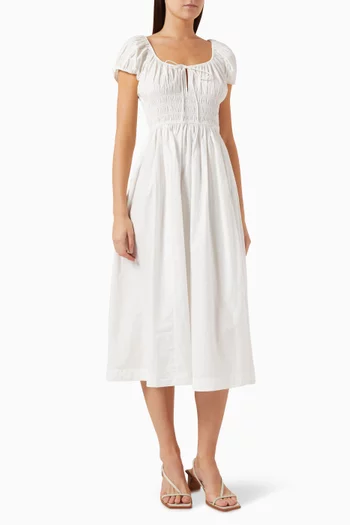 Quinn Midi Dress in Organic-cotton