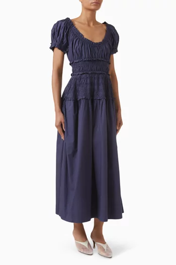 Leanne Midi Dress in Organic Cotton