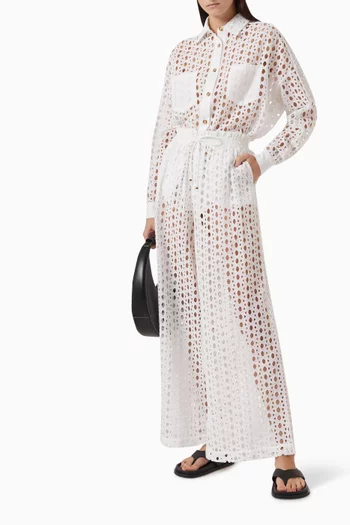 Mati Shirt in Broderie-cotton