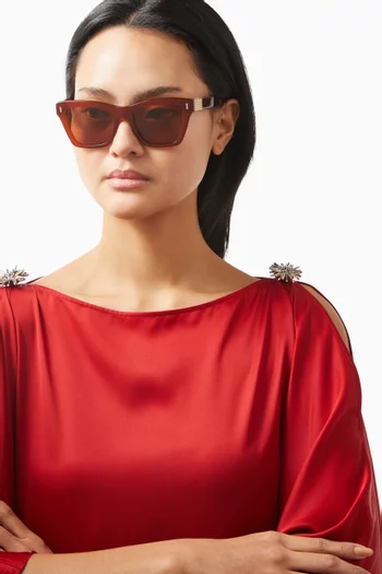 نظارة شمسية كونشيرتو بإطار مربع أسيتات