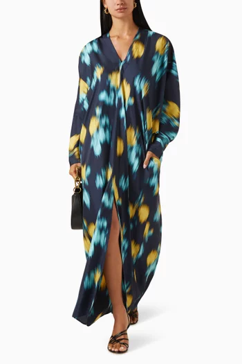 Printed Kaftan Dress