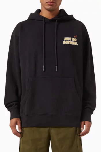 Just Do Nothing Hoodie in Cotton