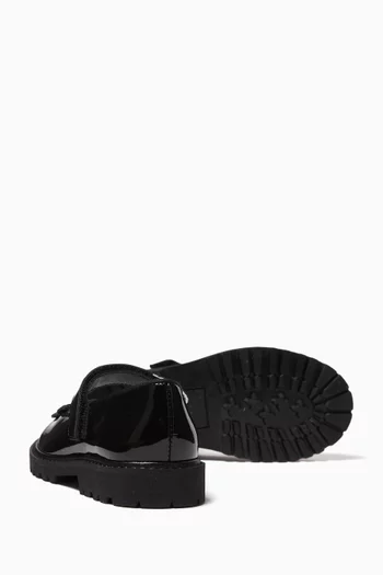 Butterfly Mary Jane Flats in Patent Leather