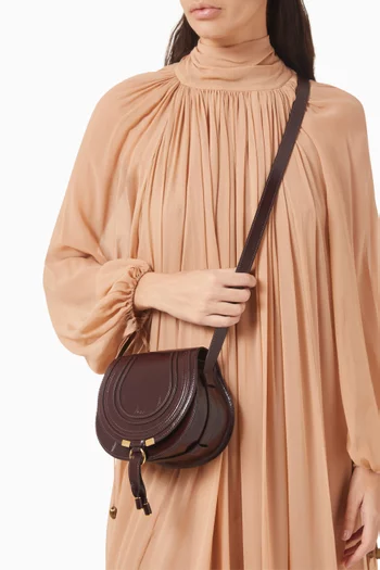 حقيبة سادل مارسي صغيرة جلد عجل لامع
