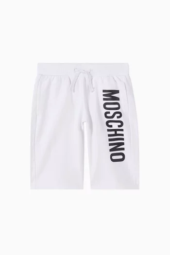 شورت رياضي بشعار الماركة قطن