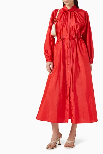 Tenuta Midi Dress in Silk-blend