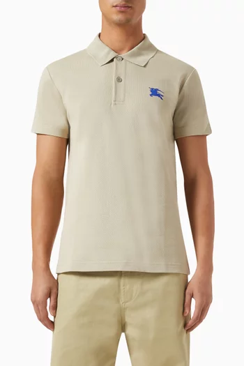 Equestrian Knight Polo Shirt in Cotton