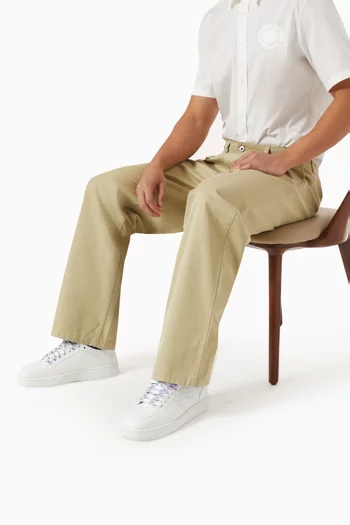 Stock Sneakers in Calf Leather