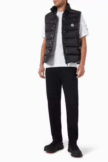 Tibb Vest Jacket in Nylon Lacquer