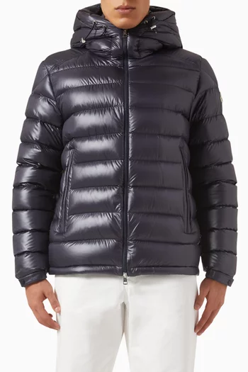 Besides Short Down Jacket in Micro Chic Nylon