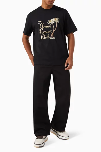Amiri Resort Club T-shirt in Cotton