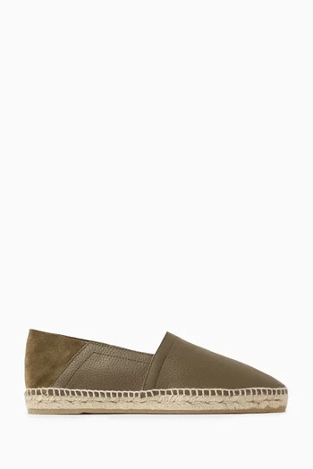 Polo/249 Espadrilles in Leather & Suede