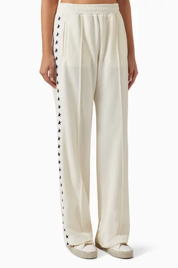 Stars Wide-leg Pants in Jersey