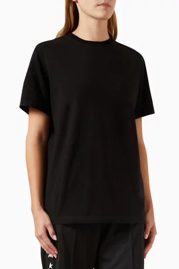 Distressed T-shirt in Cotton-jersey